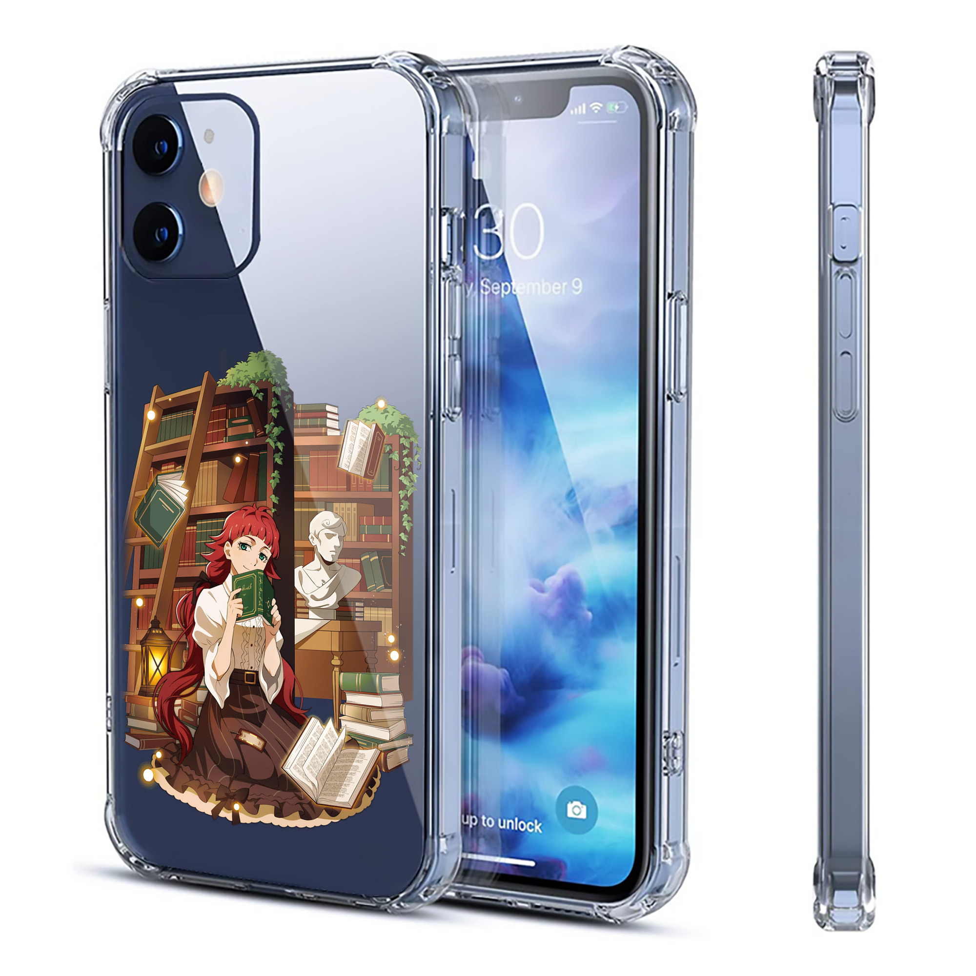 （画像用） 文豪ストレイドッグス Bungo Stray Dogs 【iPhone 12シリーズ対応】透明スマホケース（クリアソフトケース）